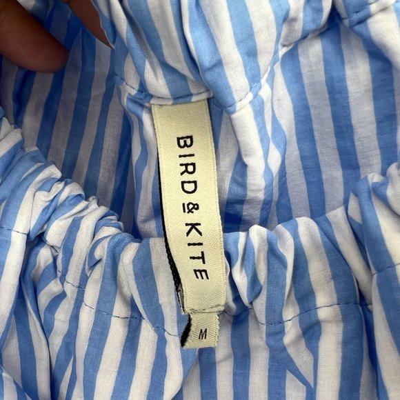 Bird & Kite Pacifica Dress In Minimalist Ocean Stripe M - Picture 4 of 7